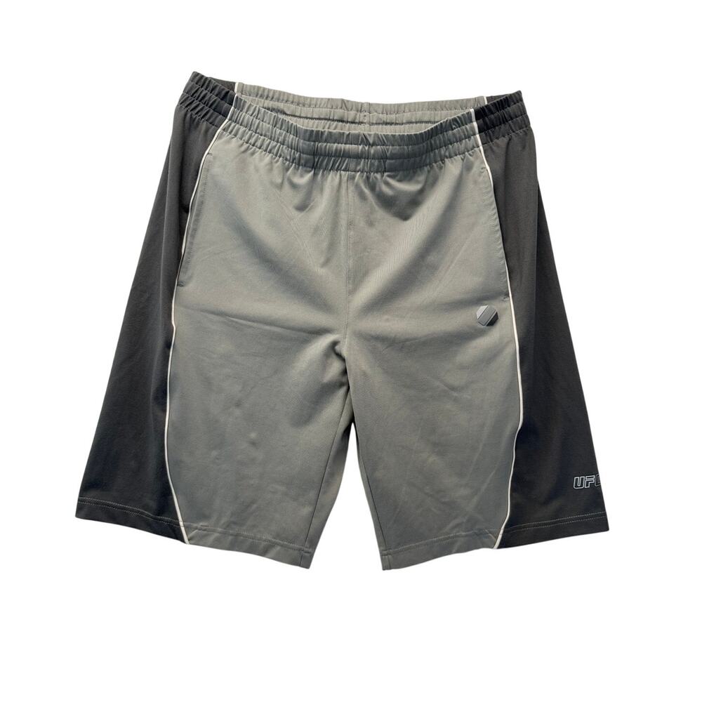 UFC Ultimate Fighting Championship Training Shorts Men's Size XL Two-Tone Gray